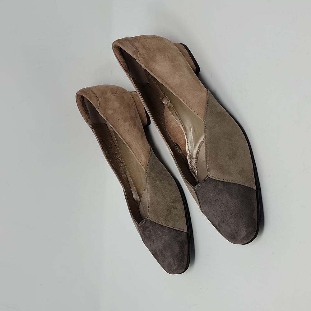 Beautifeel Saoirse Suede Colorblock Women's Flats Size 10
